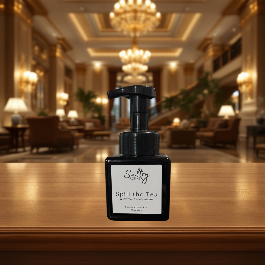 White tea, Thyme, Hotel fragrance in a soap. Soap that smells like the Ritz Carlton.  Ever walk into a hotel and think what is that smell?  This is it.  Make your home smell expensive. | Sultry Scents