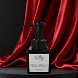 Sultry Scents Illicit Affairs foaming hand soap bottle with amberwood musk saffron scent best luxury foaming hand soap