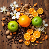 Chiefs Tight End soap inspired by Louis Vuitton Meteore with vibrant citrus and nut elements