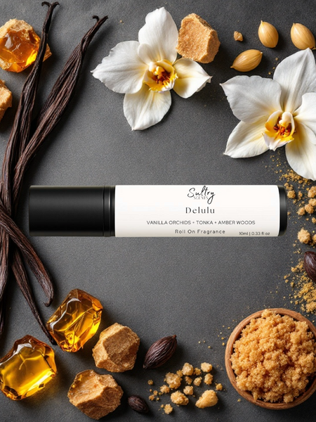 Sultry Scents Kayali Vanilla 28 inspired roll on perfume oil with vanilla orchids and amber woods