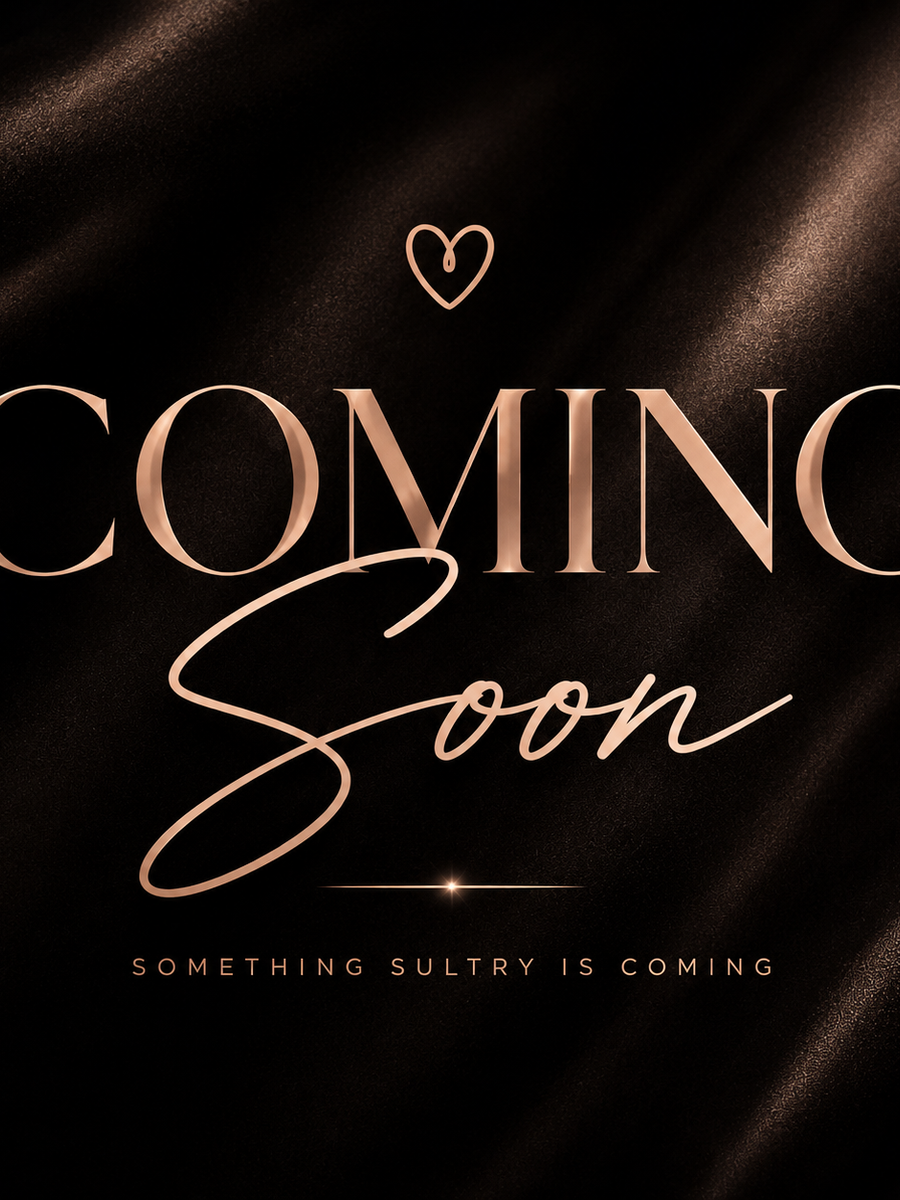 Coming Soon announcement for Sultry Scents Luxury Vanilla Laundry Detergent with elegant design