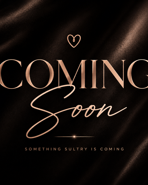Coming Soon announcement for Sultry Scents Luxury Vanilla Laundry Detergent with elegant design
