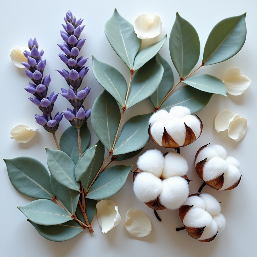 Odor Eliminating Clean cotton Room Spray by Sultry Scents with fresh cotton and floral botanical elements
