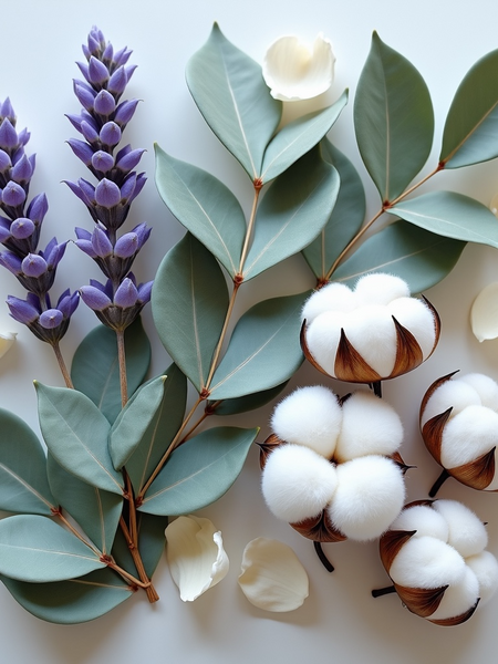 Odor Eliminating Clean cotton Room Spray by Sultry Scents with fresh cotton and floral botanical elements