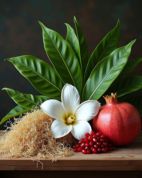 Patchouli musk pomegranate roll on fragrance oil by Sultry Scents with natural fresh ingredients