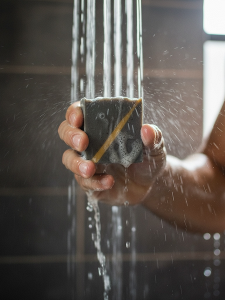 Polished Gent is a Pegasus-inspired exfoliating soap for men, used during a refreshing shower