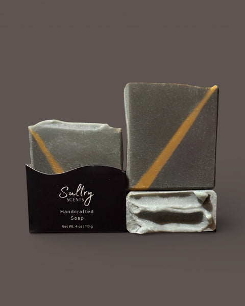 Polished Gent is a Pegasus-inspired exfoliating soap for men with a unique soap design