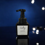 Sultry Scents Polo Sport inspired foaming hand soap in black pump bottle with fresh scent