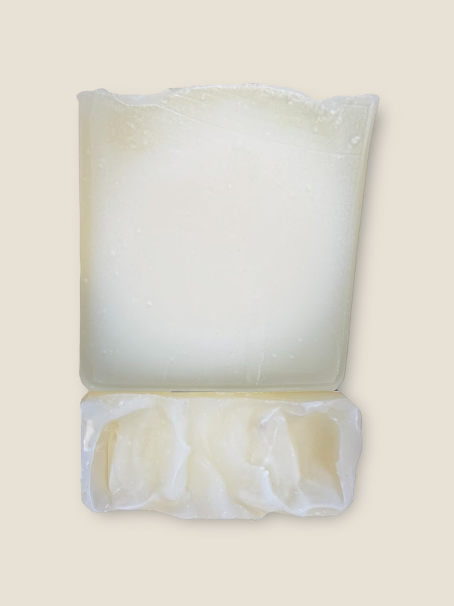 Pure tallow handcrafted soap with a smooth texture suitable for gentle skin cleansing