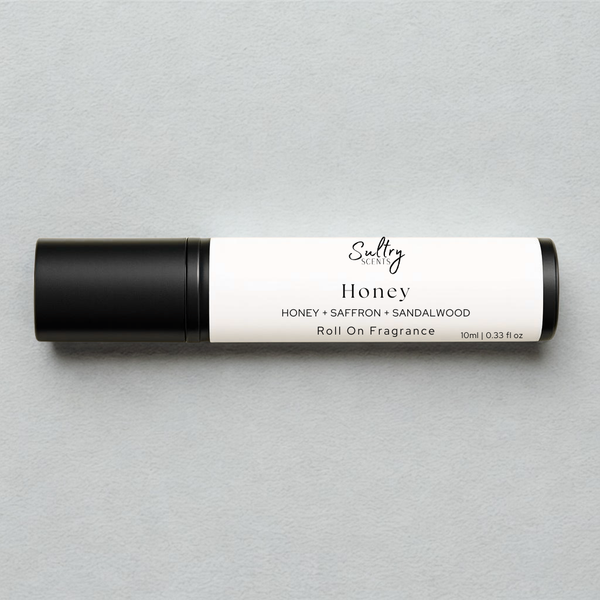 Sultry Scents Honey Roll-On Fragrance with Honey, Saffron, and Sandalwood as a Dolce & Gabbana Honey Santal dupe