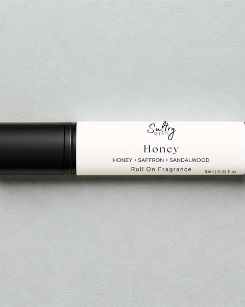 Sultry Scents Honey Roll-On Fragrance with Honey, Saffron, and Sandalwood as a Dolce & Gabbana Honey Santal dupe