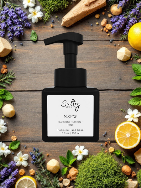 Sultry Scents NSFW Foaming Hand Soap inspired by Polo Sport with lemon and mint fragrance