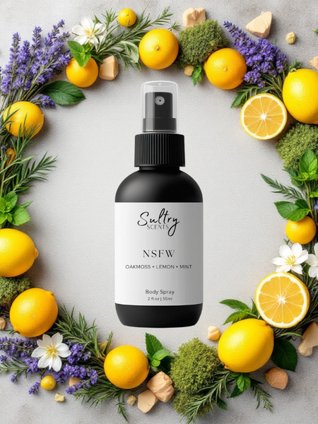 Sultry Scents NSFW Body Spray with Citrus and Mint Notes, Polo Sport inspired body spray