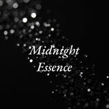 Sultry Scents Midnight Essence branding on black glitter bokeh background Black Opium inspired body spray