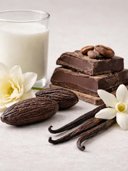 Blanche Bete inspired body spray with notes of chocolate, milk, and vanilla flowers for a luxurious fragrance
