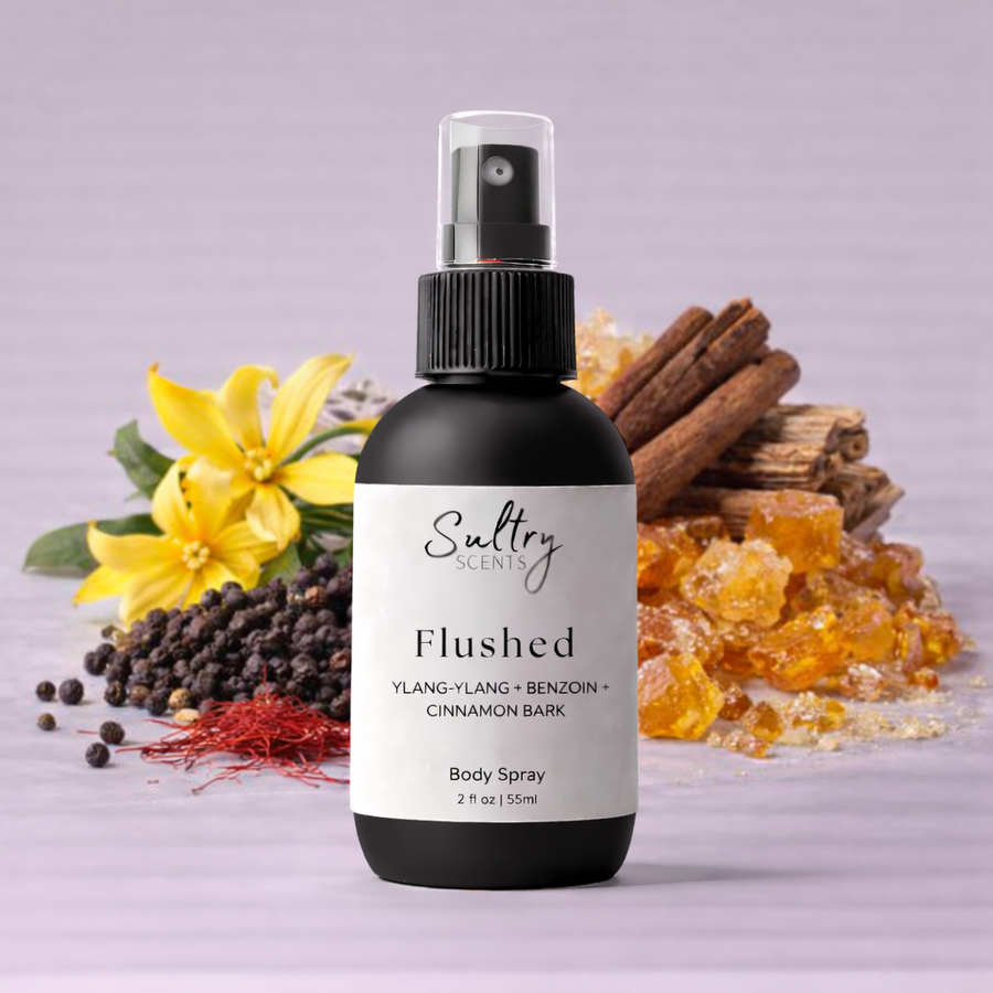 Sultry Scents Flushed 2 oz body spray inspired by Tom Ford Santal Blush