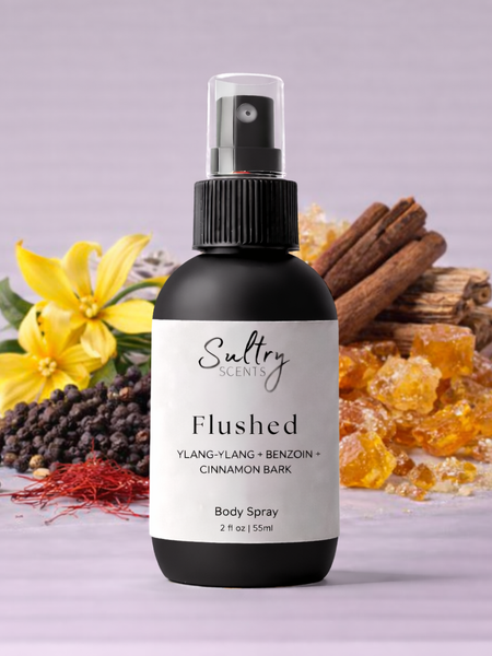 Sultry Scents Flushed 2 oz body spray inspired by Tom Ford Santal Blush