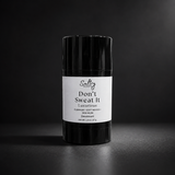Sultry Scents Don't Sweat It Aluminum Free Deodorant with a luxurious scent of olibanum, soft woods, and skin musk