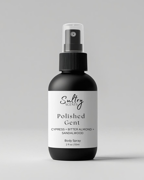 Sultry Scents Polished Gent body spray with cypress sandalwood scent Pegasus dupe body spray