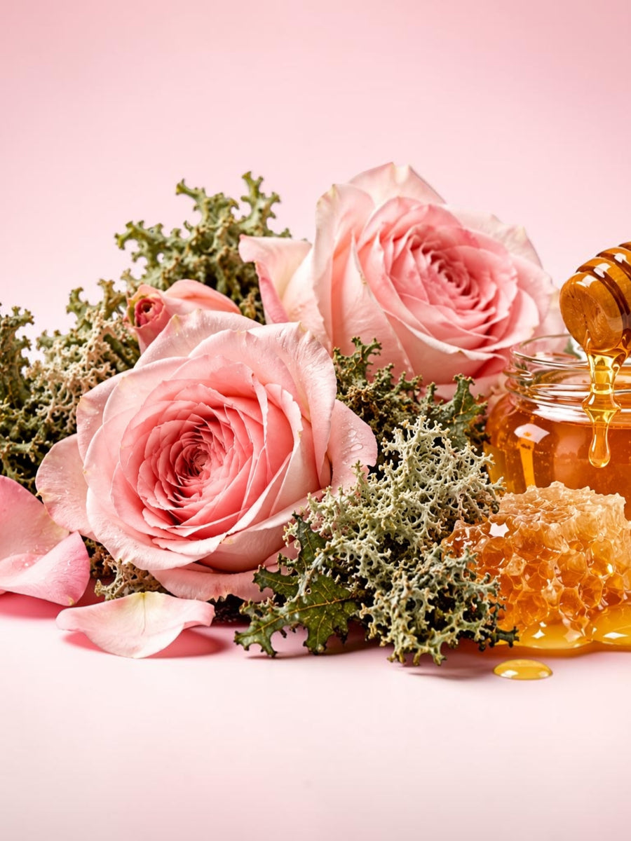 Rose Honey Handmade Soap with fresh roses and honey for a fragrant and moisturizing experience