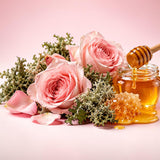 Rose Honey Handmade Soap with fresh roses and honey for a fragrant and moisturizing experience