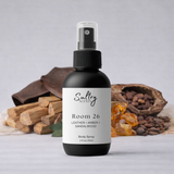 Sultry Scents Room 26 Body Spray featuring leather, amber, and sandalwood notes, Santal 26 dupe