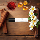 Roll on fragrance oil Illicit Affairs with plumeria amber and cinnamon Signature scent Illicit Affairs exclusive to Sultry Scents.