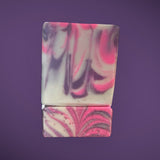 Soap inspired by Calvin Klein Euphoria with pink and purple swirls by Sultry Scents