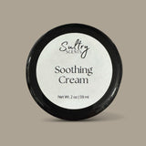 Sultry Scents Soothing Cream for Sensitive Skin in a 2 oz jar with a clean label design
