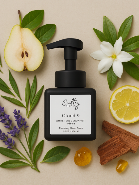 Sultry Scents Cloud 9 Foaming Hand Soap inspired by Westin Hotel with white tea and bergamot fragrance