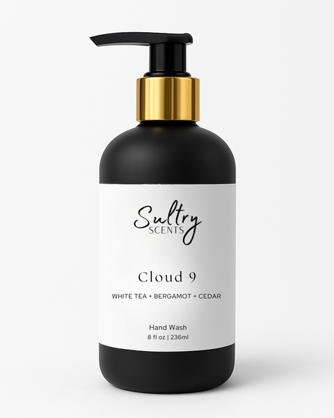 Sultry Scents Cloud 9 Hand Wash in Black Bottle inspired by Westin Hotel inspired soap