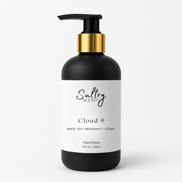Sultry Scents Cloud 9 Hand Wash in Black Bottle inspired by Westin Hotel inspired soap
