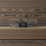 Wood fragrance soap that looks like wood in a rustic setting for a natural aesthetic