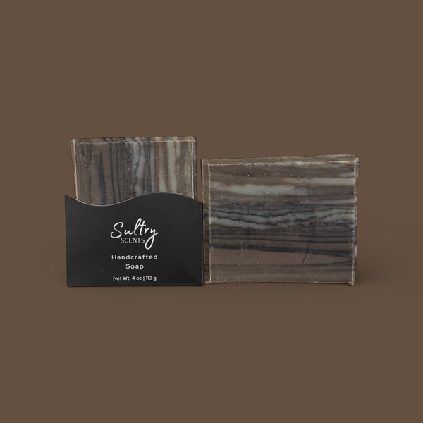 Sultry Scents wood fragrance soap that looks like wood with luxurious swirls for natural appeal