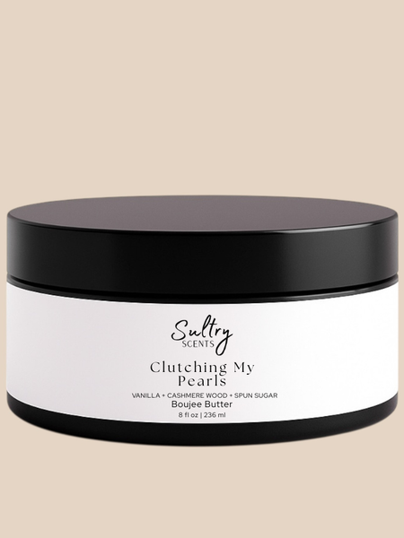 Sultry Scents Clutching My Pearls Vanilla Body Cream dupe of Vanilla Skin with a rich, moisturizing formula